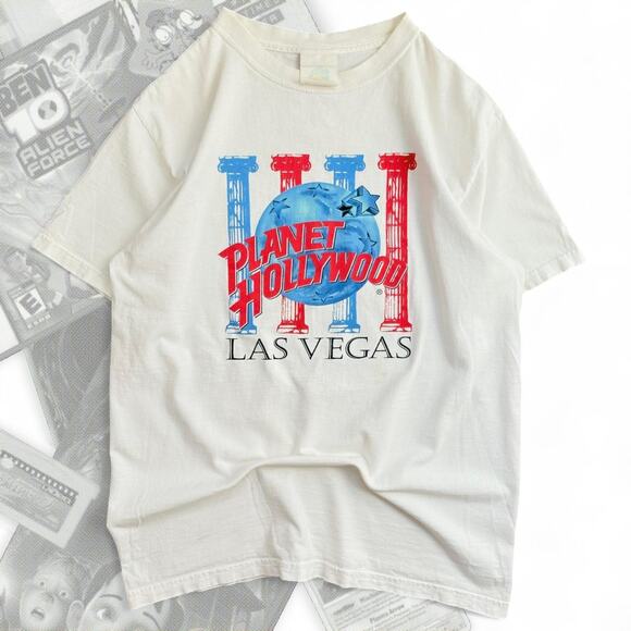 90’s Planet Hollywood Las Vegas Graphic Tee - Picture 1 of 6
